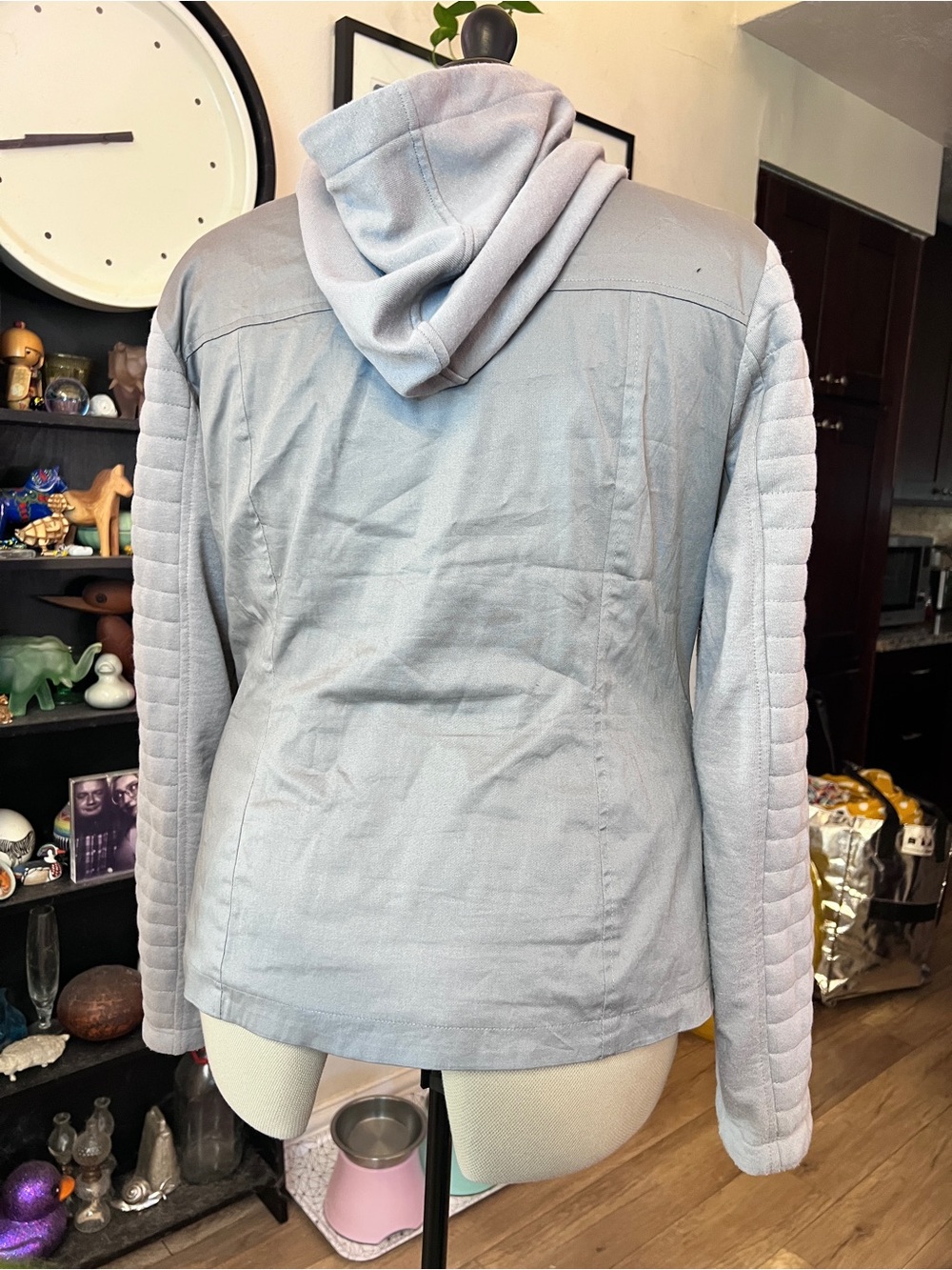 Light Gray Asymmetric Star Wars Her Universe Zip Women's Jacket - Picture 4 of 8